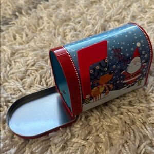 Holiday Santa and Reindeer Mini Mailbox